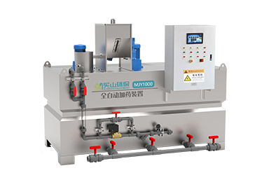 Automatic chemical polymer dosing unit